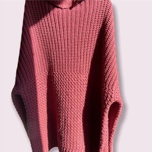 Noisy May Burgundy High Neck Knit Sweater Size Large